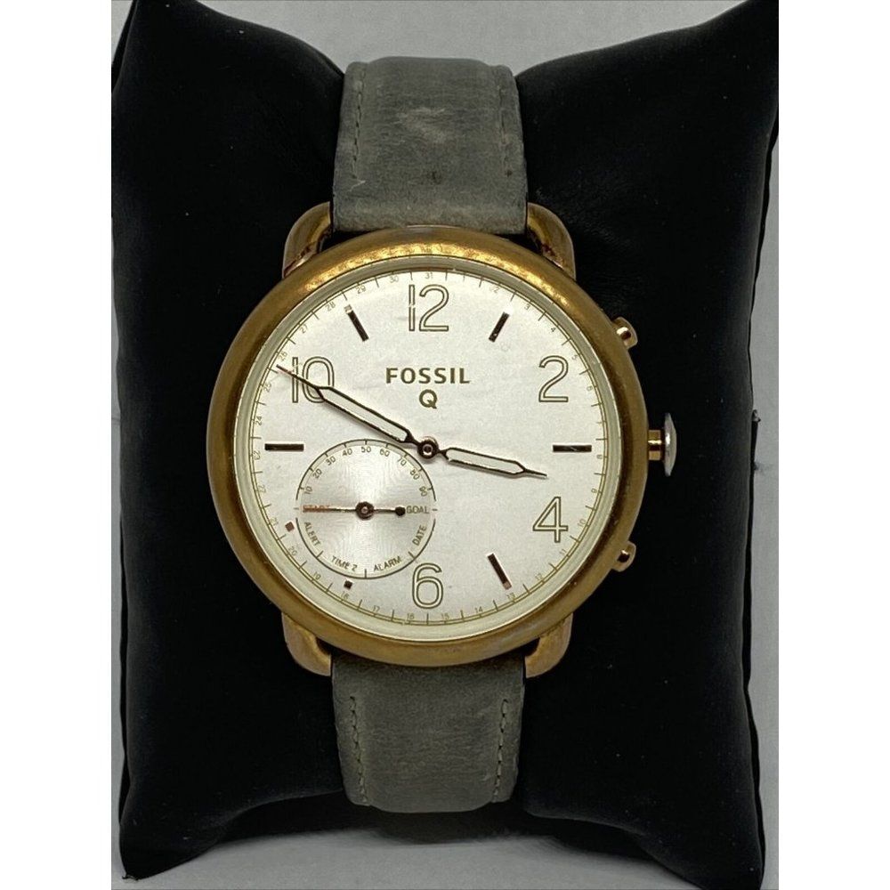 Fossil FTW1127 Women's Grey Leather Analog Dial Ge
